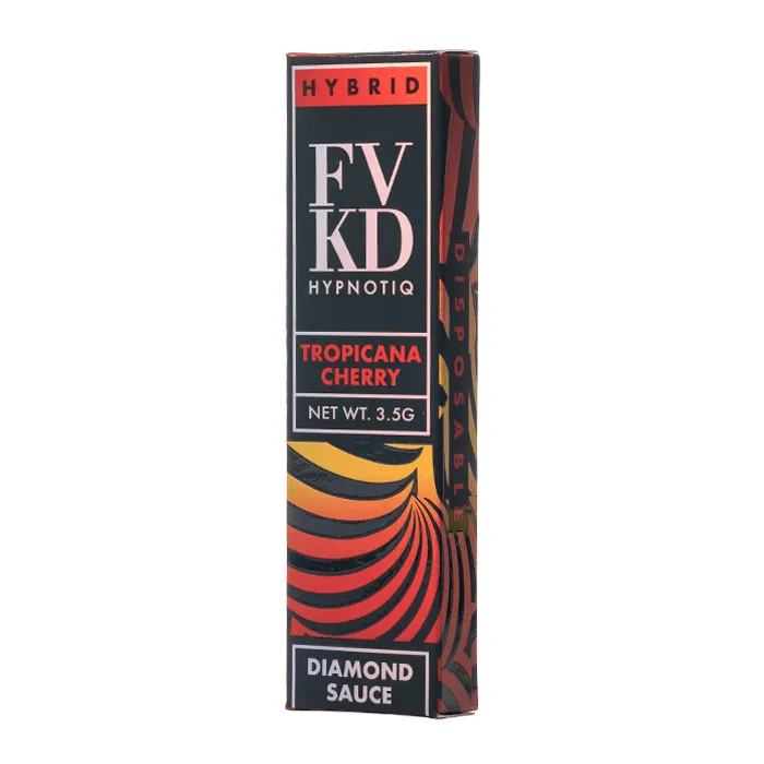 FVKD Hypnotiq Diamond Sauce Disposable 3.5G HHC THCp THCa Tropicana Cherry Hybrid