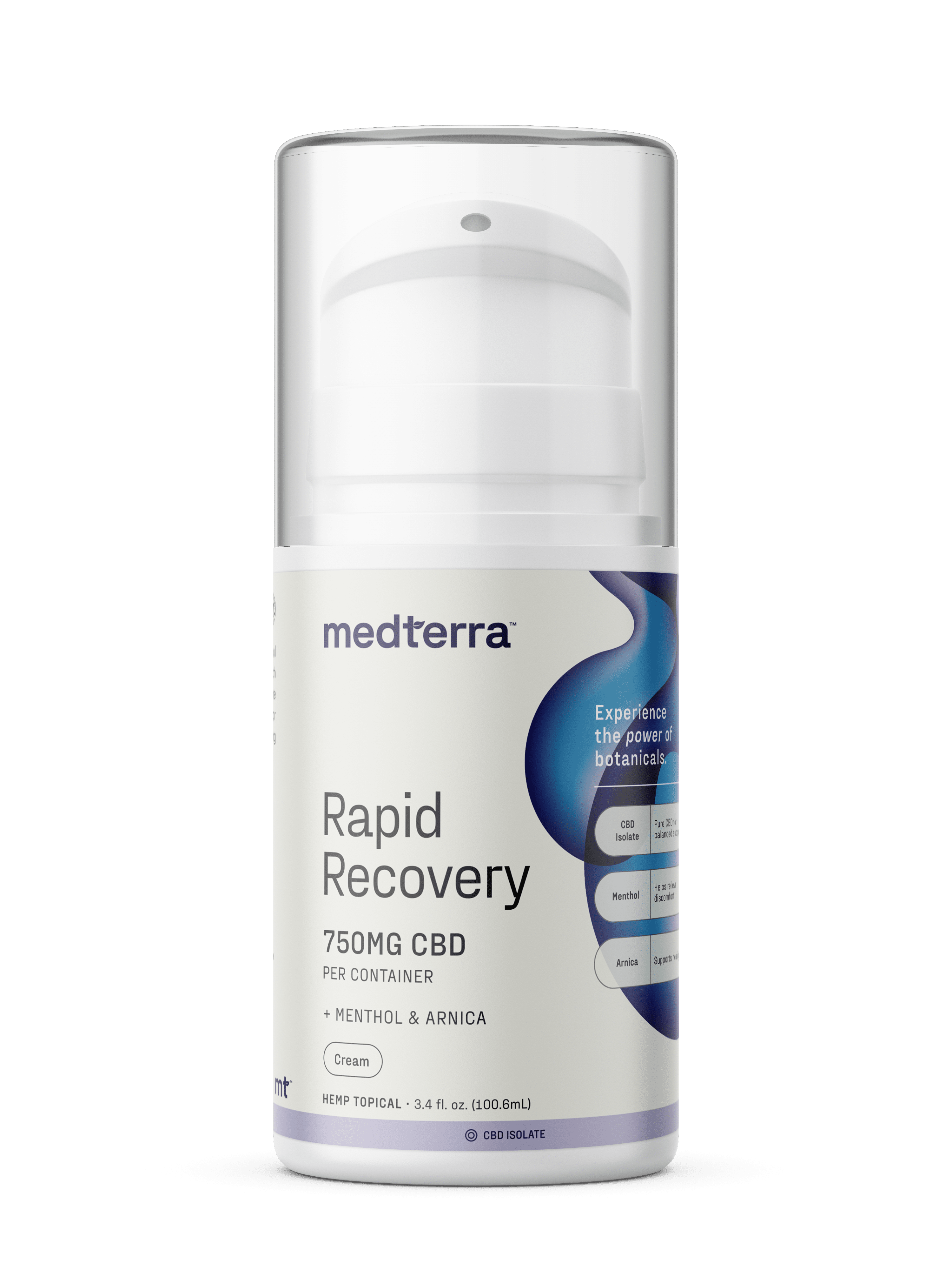 Medterra - CBD Topical - Relief + Recovery Cooling Cream 3.4 fl oz - 750mg