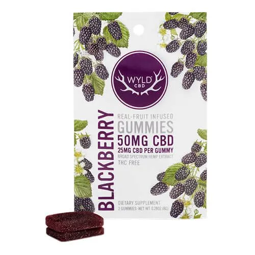 CBD Gummies - Blackberry - Wyld CBD