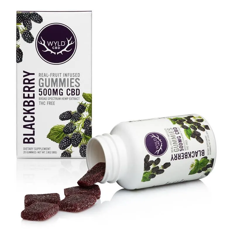 CBD Gummies - Blackberry - Wyld CBD - Image 3