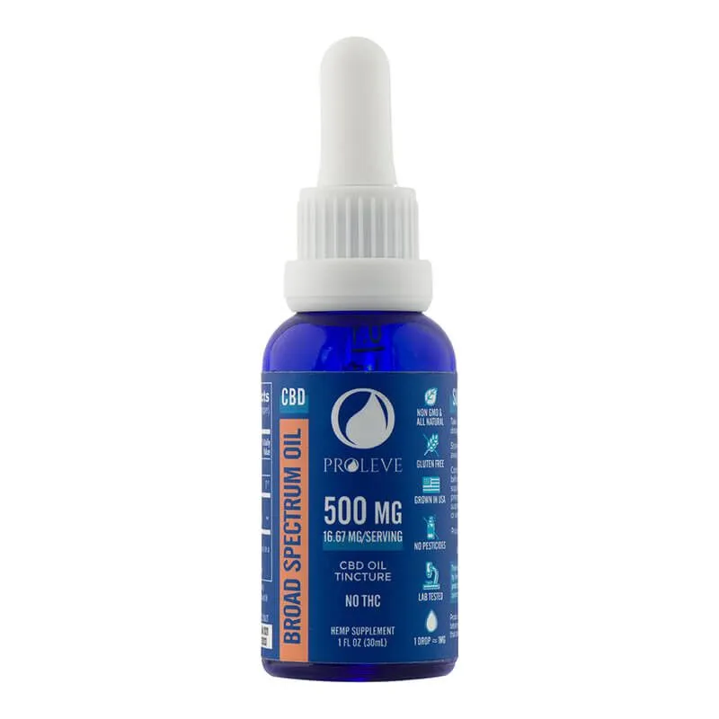Broad Spectrum CBD Oil Tincture - Proleve - Image 5