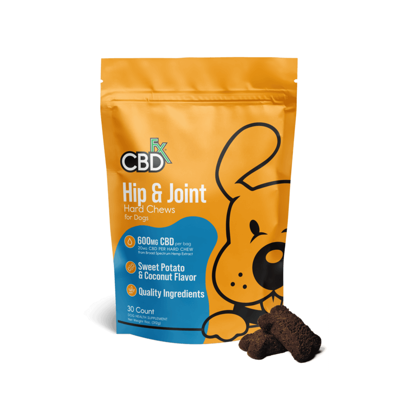 CBDfx - Pet Treats - Hard Chew - Hip & Joint 600mg - 30ct