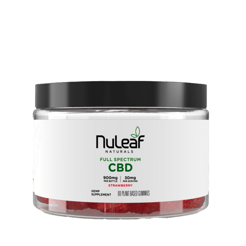 NuLeaf Naturals - CBD Gummies - Strawberry - 60ct - 900mg