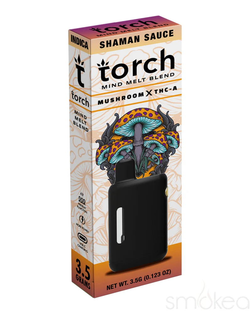 Torch Mind Melt Mushroom X THCA 3.5g Disposable Shaman Sauce