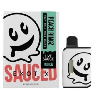 Half Bak'd Sauced Exotix 4g Live Resin Disposable