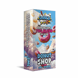 TKO Smak'd Exotic Blend Disposable THC Vape I 5ML Donut Shop