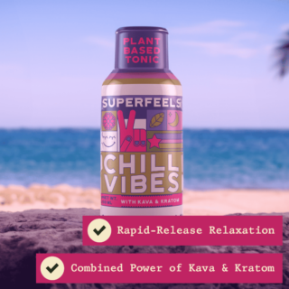 Super Feels Chill Vibes Kava Kratom Drink