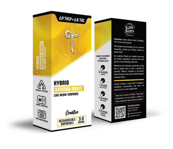 Tillmans Tranquils Disposable Vape – 3g THCp + D8