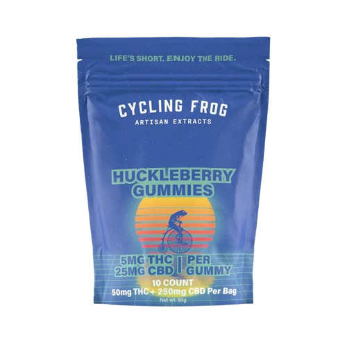 Buy Cycling Frog Gummies 5MG THC/25MG CBD 10 count Online - CBD.co