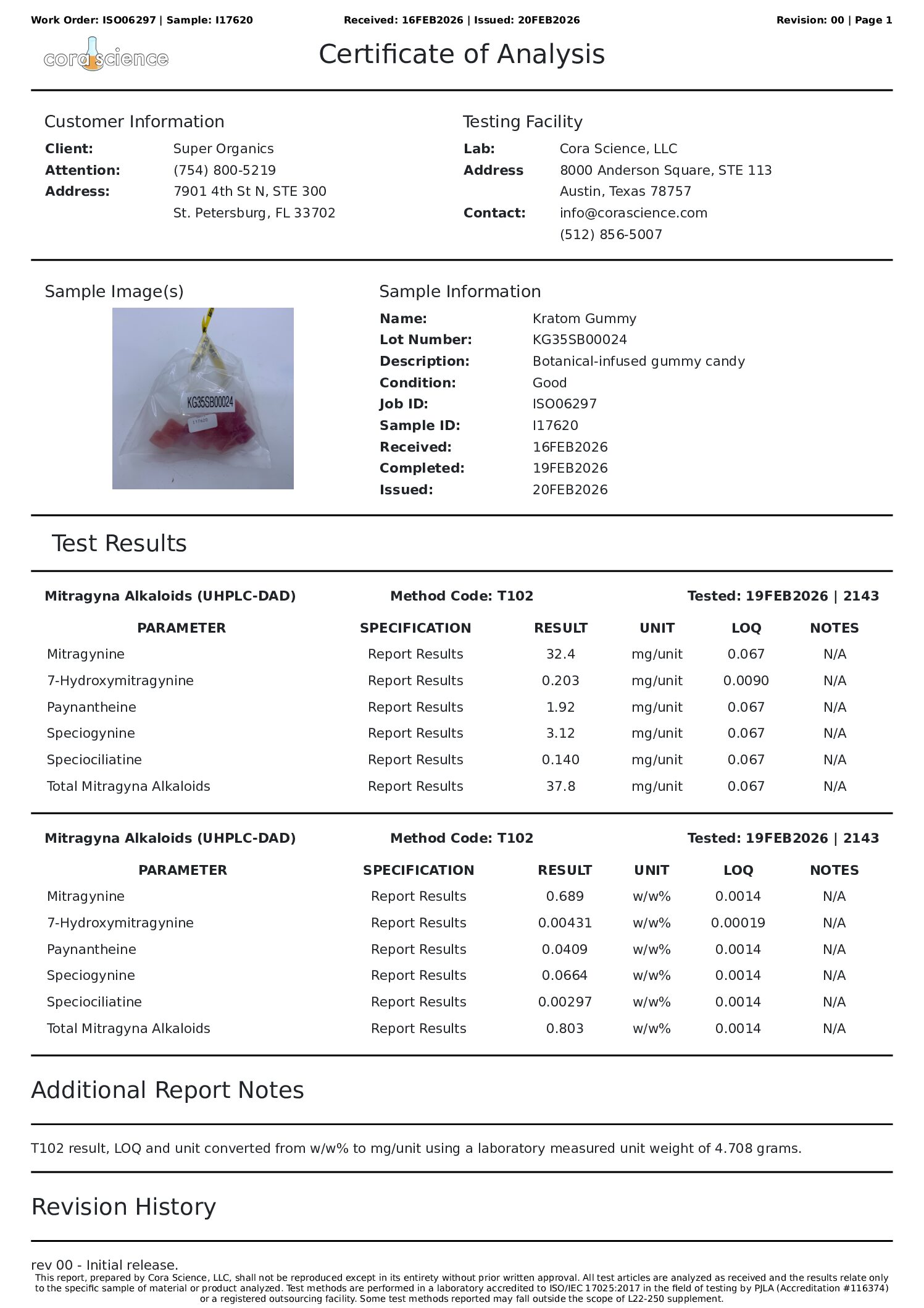 Super Speciosa Extra Strength Kratom Gummies - 30ct - Image 12