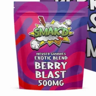 Smak'd Berry Blast Gummies 500mg