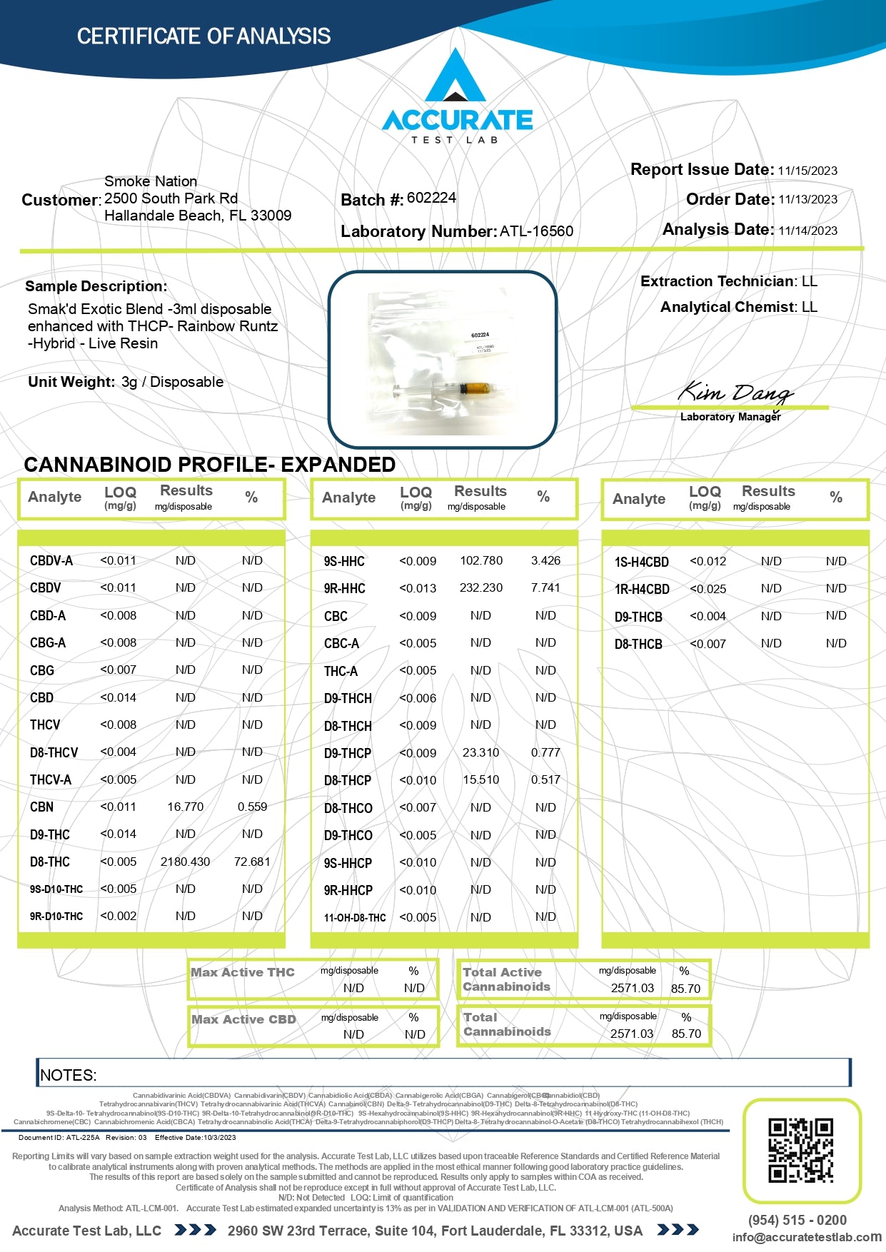 TKO Smak'd Exotic Blend Disposable THC Vape | 3ML - Image 3