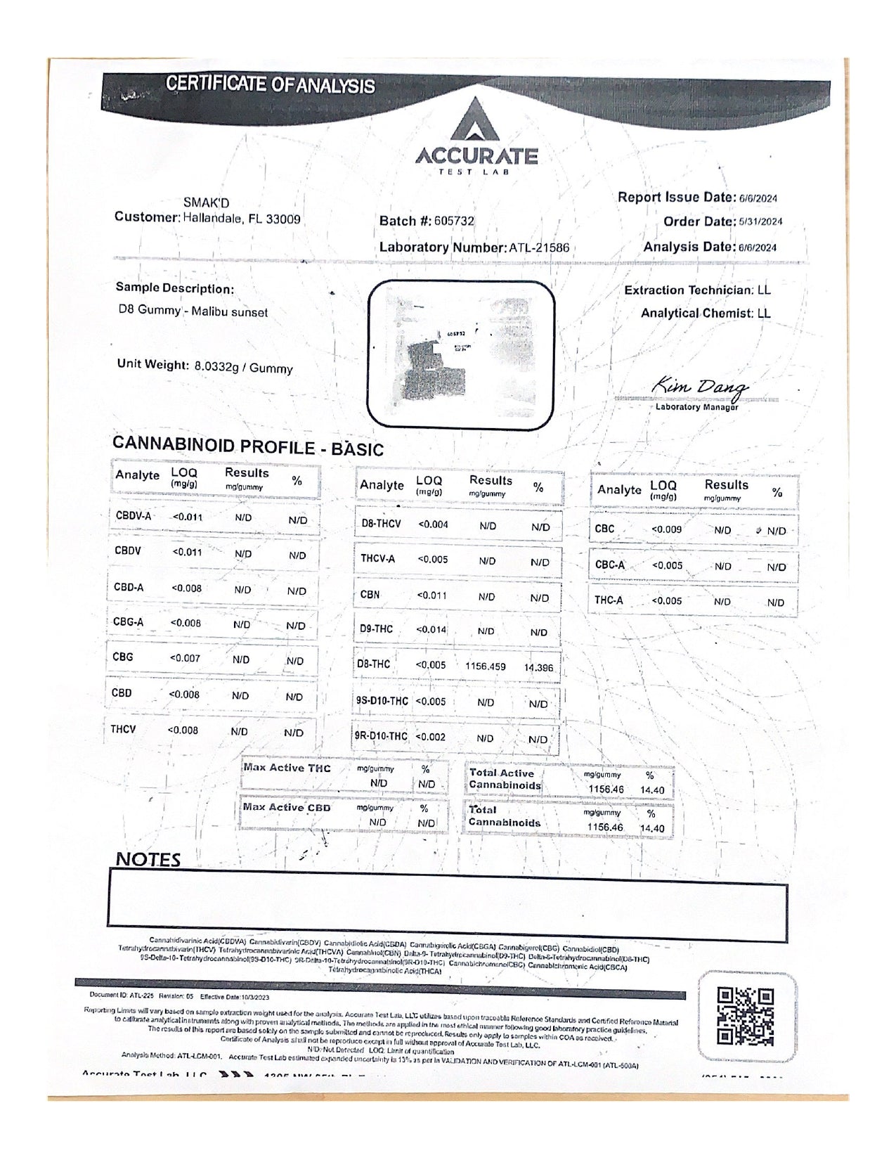 Smak'd 1500mg D8 Infused Gummy - Image 4