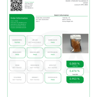 Tillman Tranquils CBD Sleep Gummies With THC Cherry