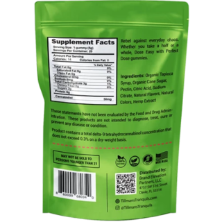 Tillman Tranquils CBD Gummies 50mg Broad Spectrum CBD Watermelon
