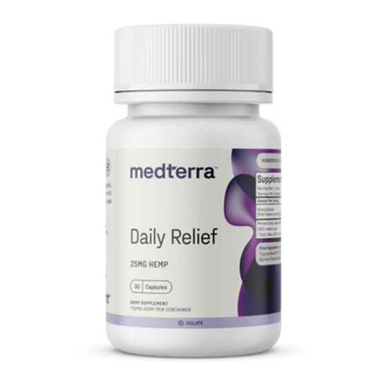 CBD Capsules - Medterra 25mg