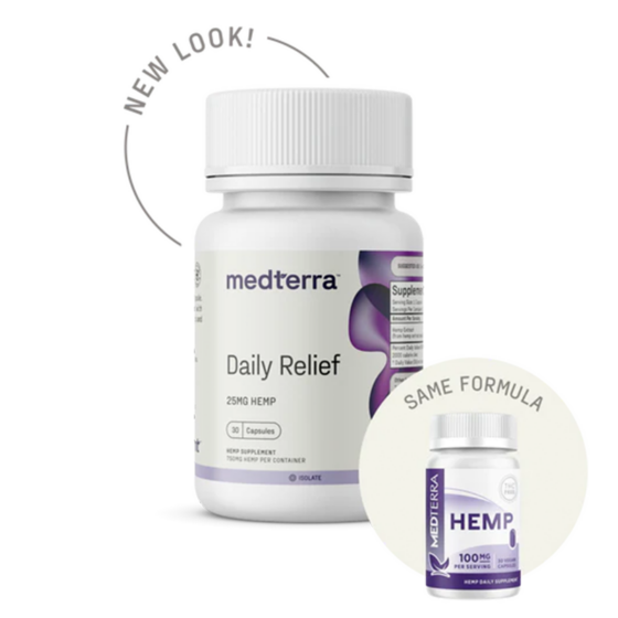 CBD Capsules - Medterra 25mg Transition