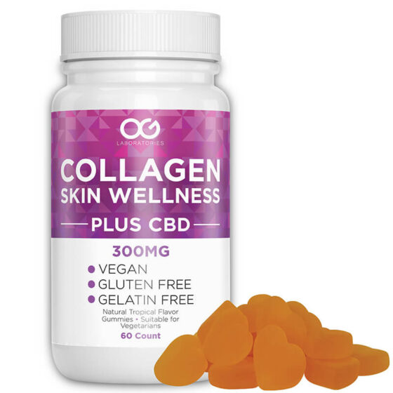 OG Labs - CBD Edible - Collagen Vitamin Gummies - 60pc-5mg