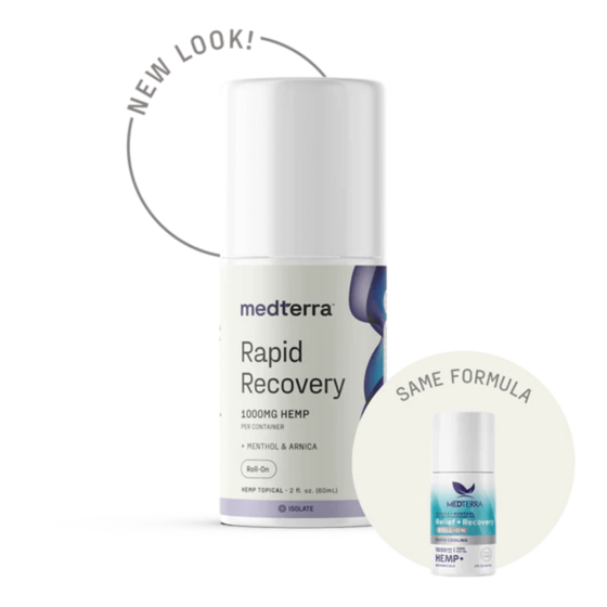 Relief + Recovery Cooling CBD Roll-On - Medterra