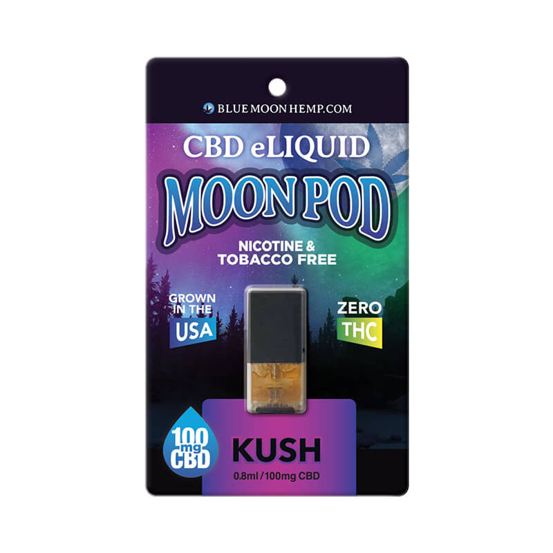 Blue Moon Hemp – CBD Pod – Kush Moon Pod – 100mg