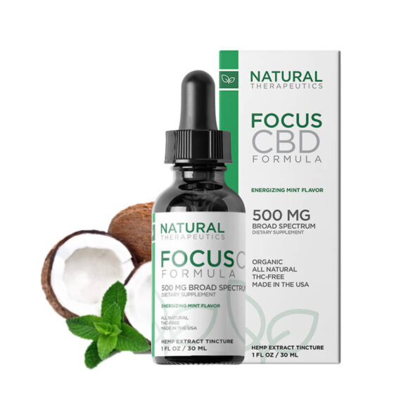 Natural Therapeutics - CBD Tincture - Focus - 500mg
