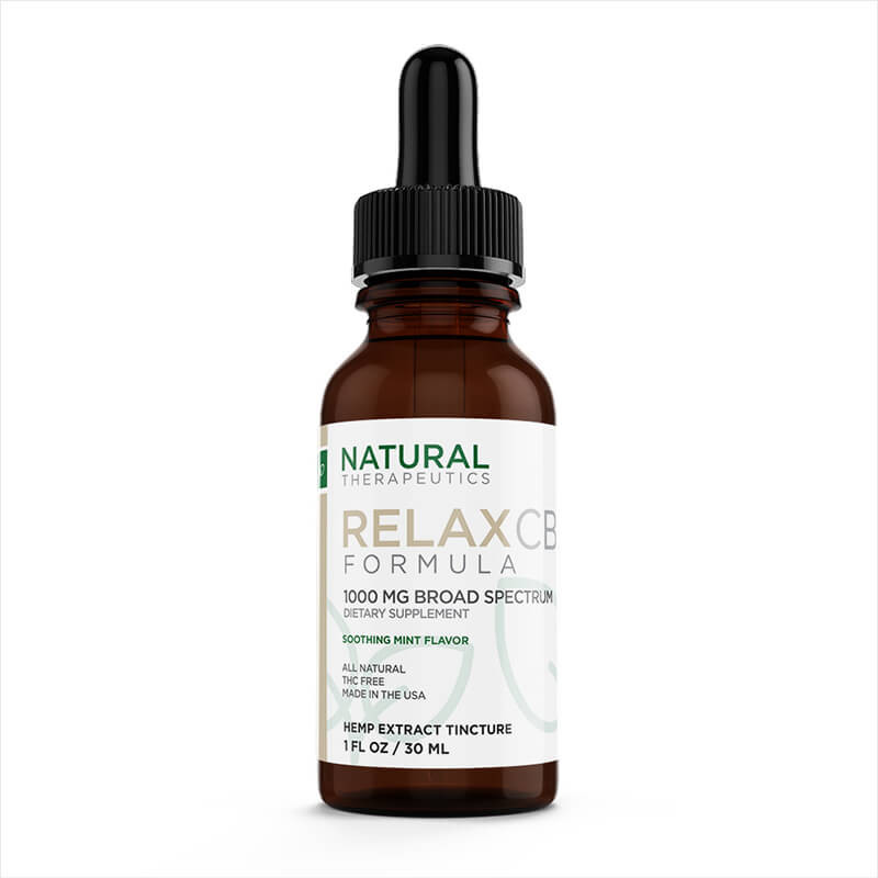 Natural Therapeutics - CBD Tincture - Relax - 1000mg