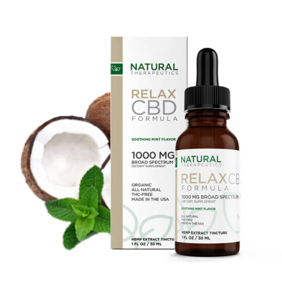Natural Therapeutics - CBD Tincture - Relax - 1000mg