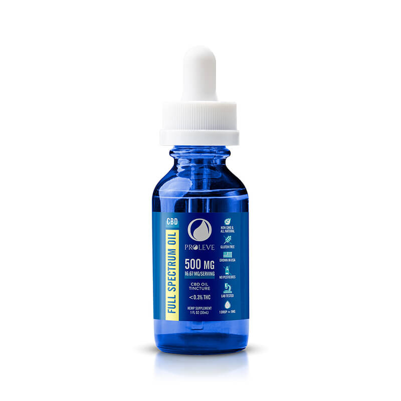 Full Spectrum CBD Oil Tincture - Proleve