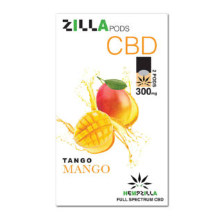 Hempzilla - CBD Pod - Tango Mango Zilla Pods - 2pc-300mg