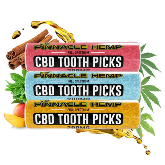Pinnacle Hemp - CBD Toothpicks - Mint - 10mg