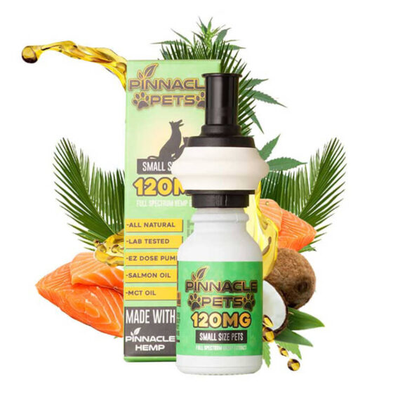Pinnacle Hemp - CBD Pet Tincture - Salmon Tincture - 120mg-240mg
