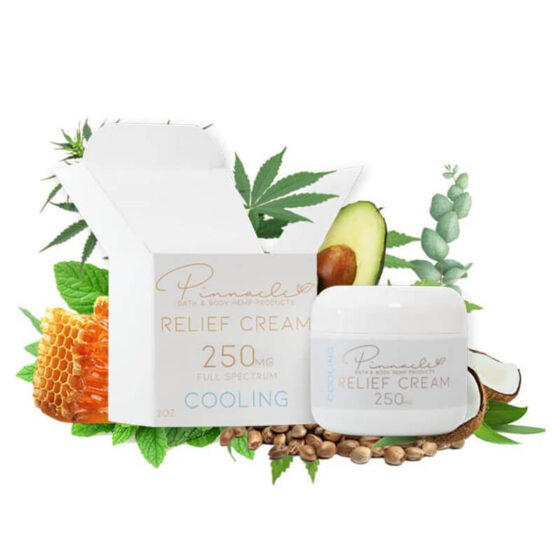 Pinnacle Hemp - CBD Topical - Relief Cream Cooling - 250mg-500mg