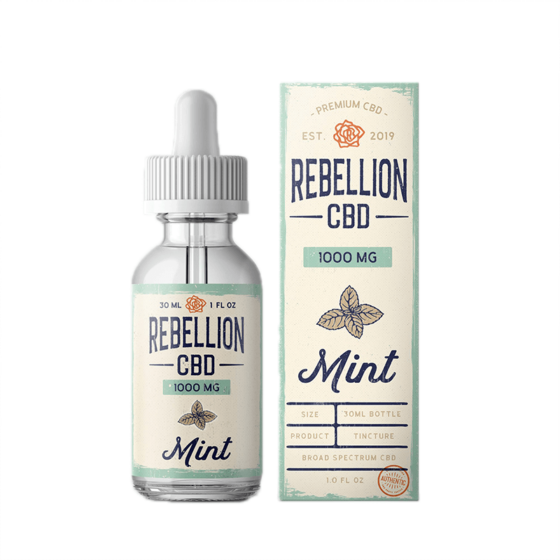 Rebellion CBD - CBD Tincture - Mint - 500mg