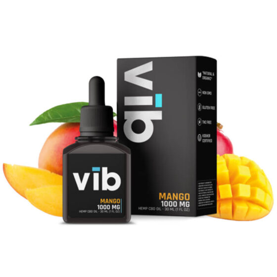 Vib CBD - CBD Tincture - Mango - 1000mg