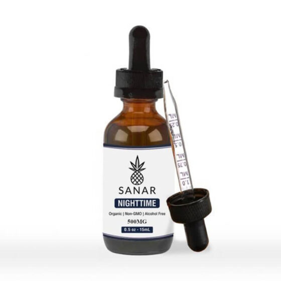 Sanar - CBD Tincture - Full Spectrum Nighttime - 250mg-2500mg