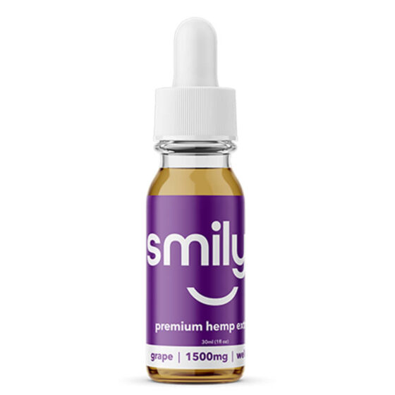 Smilyn - CBD Tincture - Grape - 500mg-1500mg