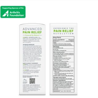 Arthritis Aches & Pain Relief CBD Cream - CBDMEDIC