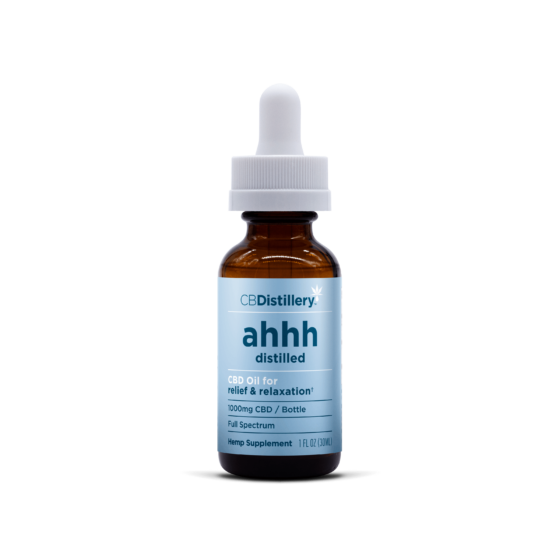 Full Spectrum CBD Oil Tincture - 1000mg - CBDistillery