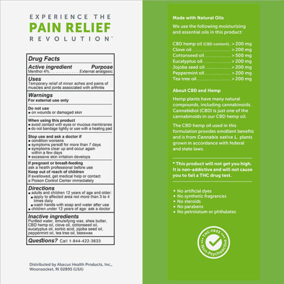 CBDMEDIC CBD Topical Arthritis Aches & Pain Relief Cream