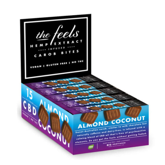The Feels - CBD Edible - Almond Coconut Carob Truffley Treats - 15mg