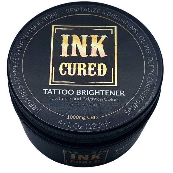 Ink Cured - CBD Topical - Tattoo Brightener Balm - 1000mg