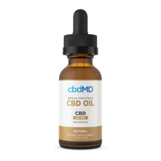 Broad Spectrum CBD Oil Tincture - Natural - cbdMD