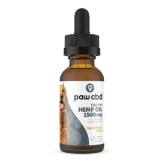 PAW CBD – CBD -Canine Hemp Oil - Peanut Butter – 300mg – 30ml