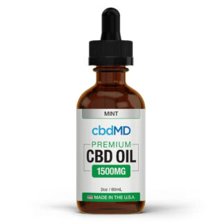 Broad Spectrum CBD Oil Tincture - Mint - cbdMD