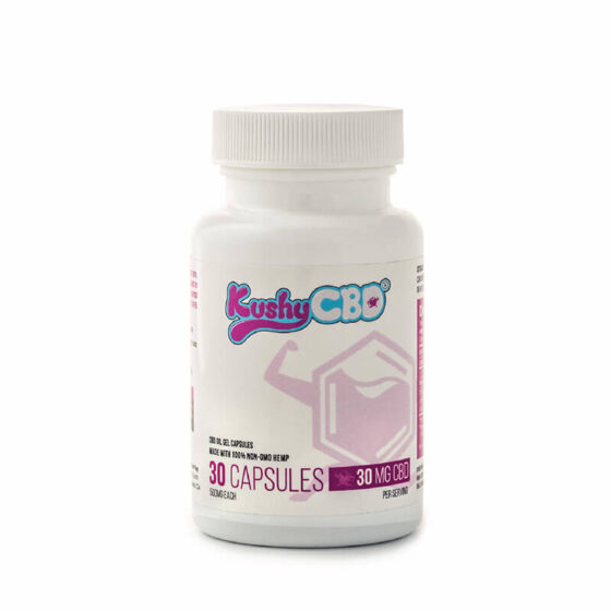 KushyCBD - CBD Caps -  Full Spectrum Gel Caps - 900mg