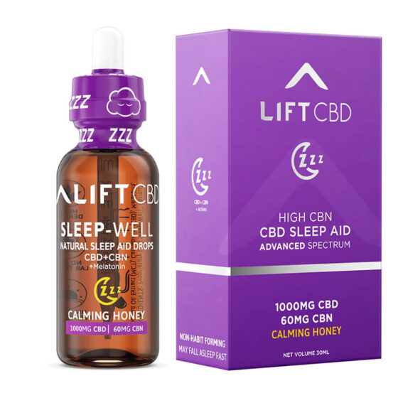Lift CBD - CBD Tincture - Calming Honey Sleep - 1000mg-1500mg