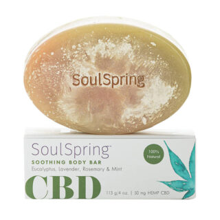 SoulSpring - CBD Bath - Soothing Body Bar - 50mg