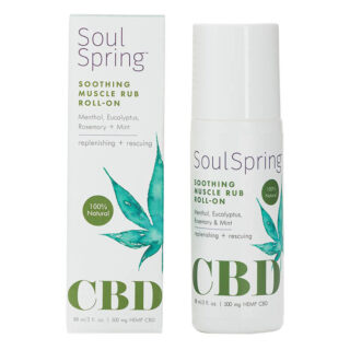 SoulSpring - CBD Topical - Soothing Muscle Roll-On - 500mg