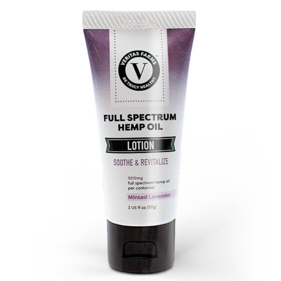 Veritas Farms - CBD Topical - Full Spectrum Minted Lavender Lotion - 500mg-1000mg
