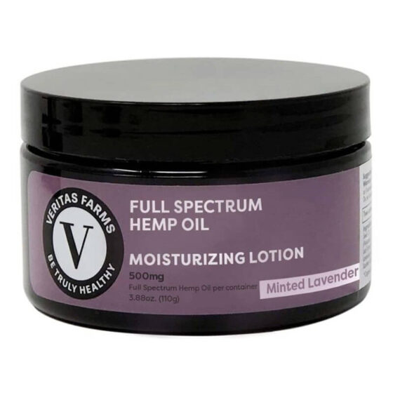 Veritas Farms - CBD Topical - Full Spectrum Minted Lavender Lotion - 500mg-1000mg